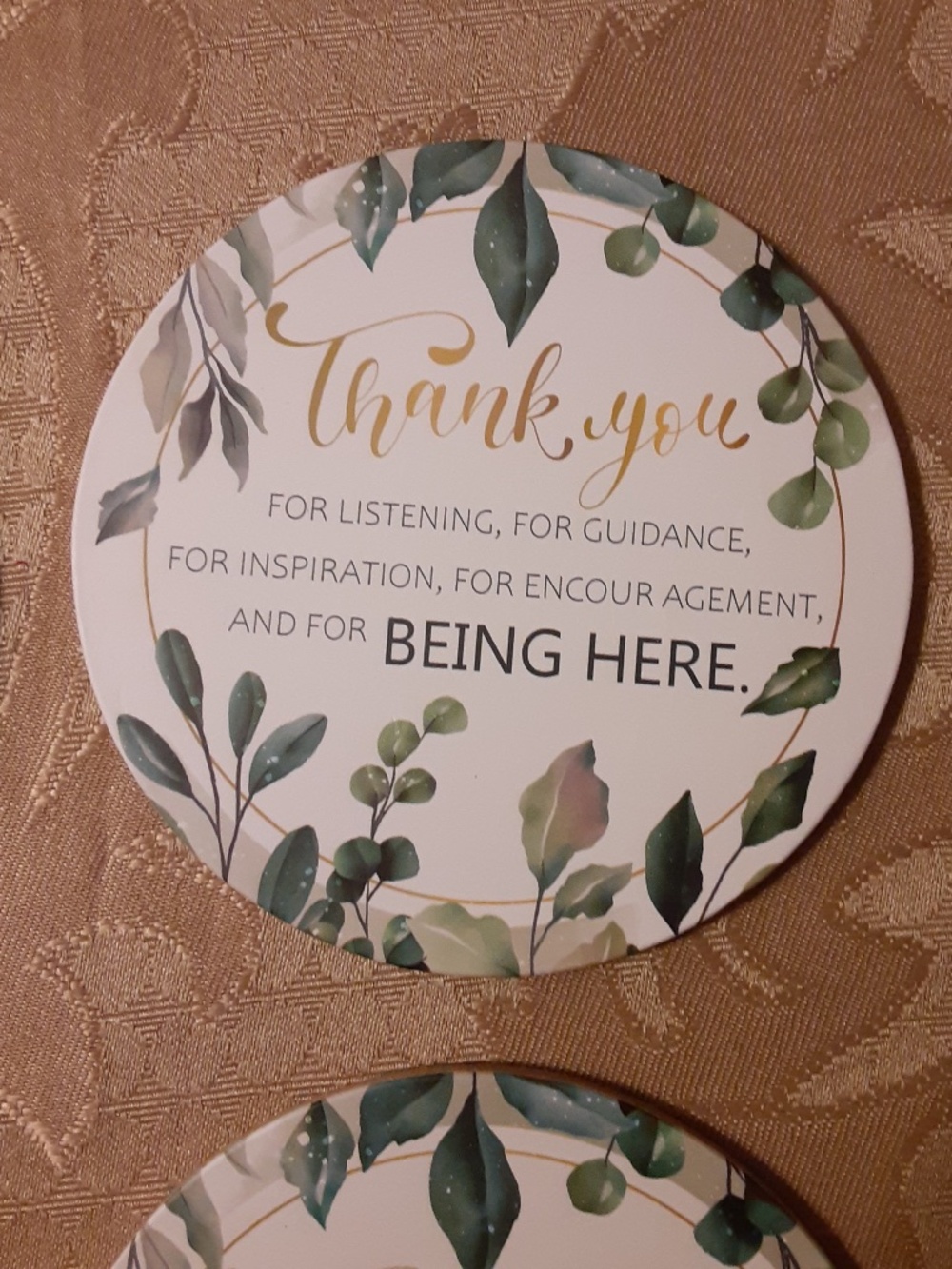 Inspirational Coaster Set - Picture 2 of 3